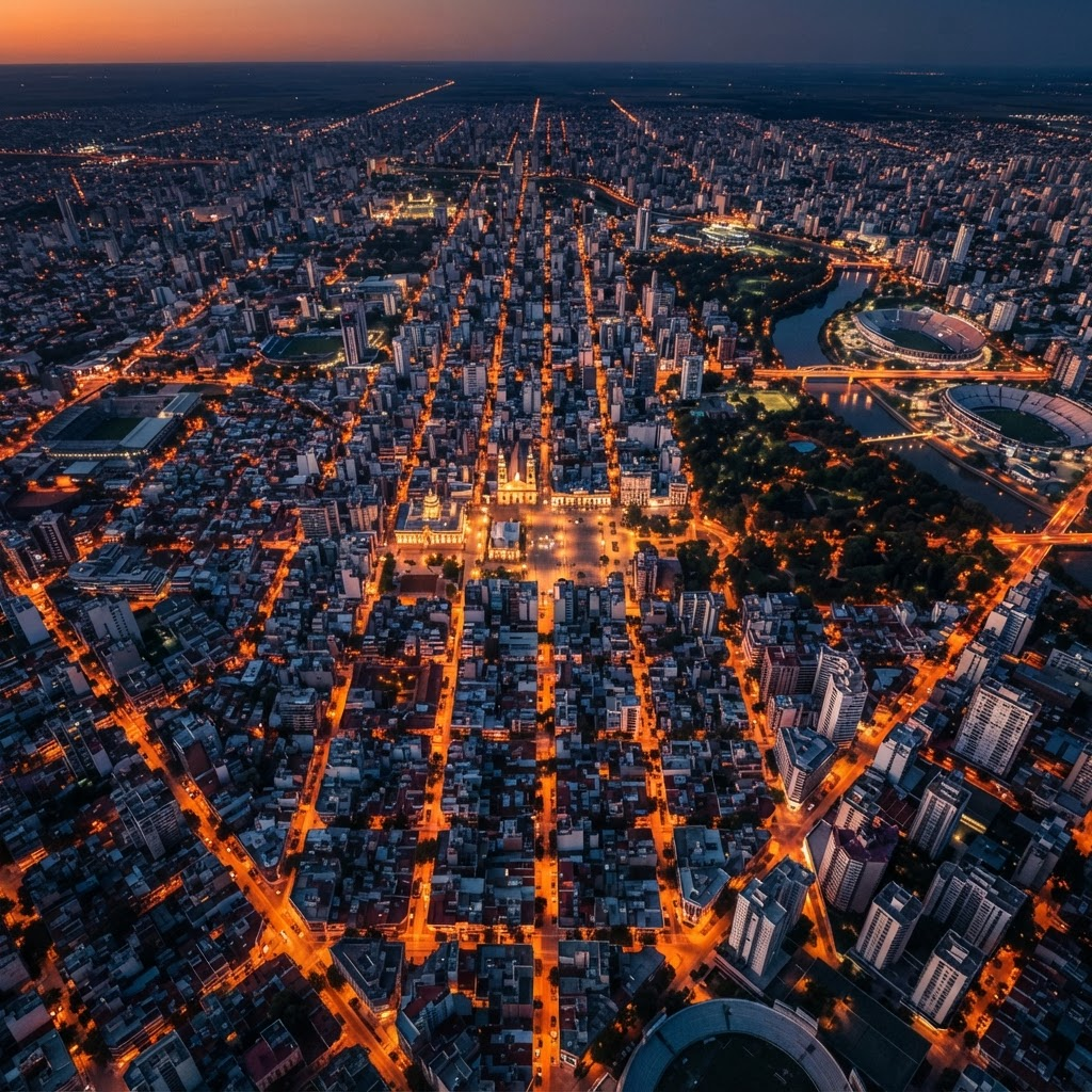 Vista aérea de Córdoba